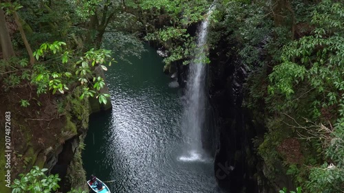 宮崎県　高千穂峡の滝