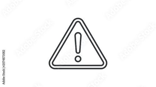 Triangle warns about potential danger.