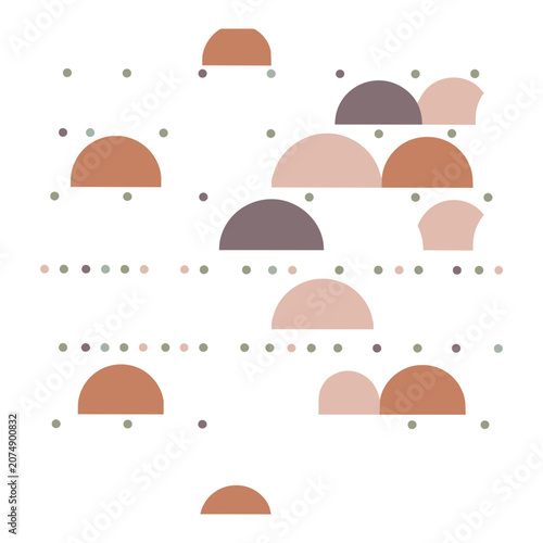 Abstract Minimalist Geometric Shapes Vector
