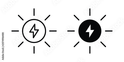 Tableau sur toile Alternative energy icon