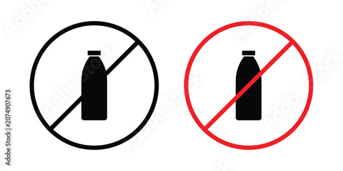 Fotografie Dont throw away plastic sign