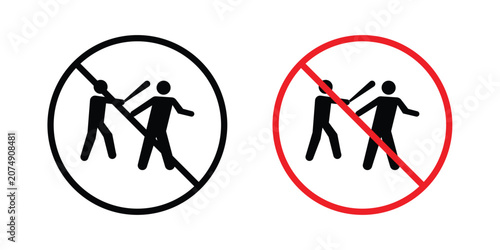 Foto No fight sign