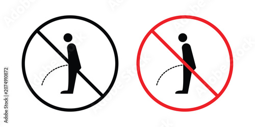 Photos No peeing sign