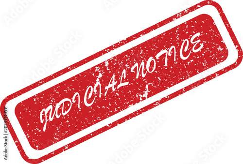 Картината върху платно Distressed red rectangular rubber stamp prominently displays JUDICIAL NOTICE tex