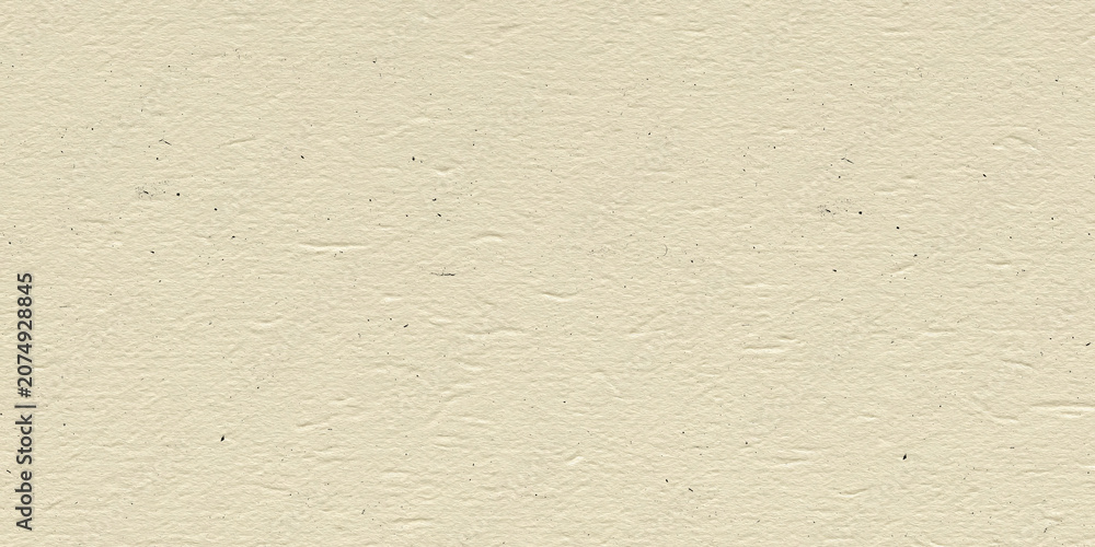 Fototapeta premium Off white paper texture background with empty space for text. Simple light cream color surface. Blank cardboard sheet