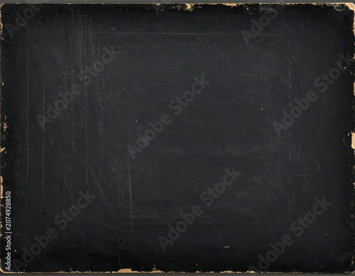 ヴィンテージ風の黒い紙のテクスチャ背景素材/Vintage black paper texture background