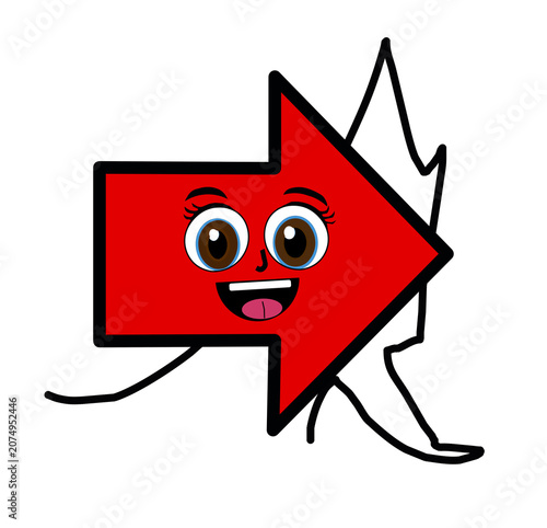 arrow cute and lines 