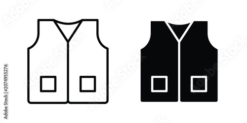 Tableau sur toile Safety vest icon