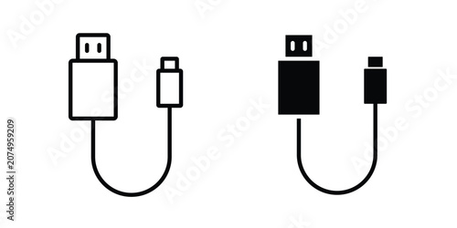 Foto USB cable icon