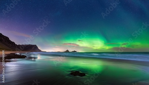 Eagle Beach Under The Aurora
