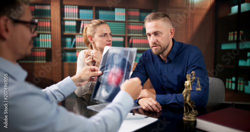 фотографія Legal Expert Reviews Hospital Records Closely