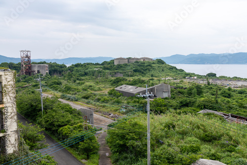 Panoramic View of Ikeshima Industrial Ruins