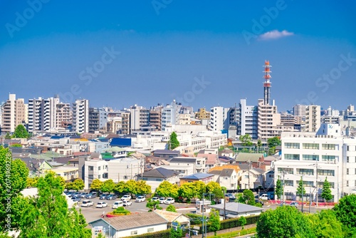 東京・立川駅 北口方面の都市風景