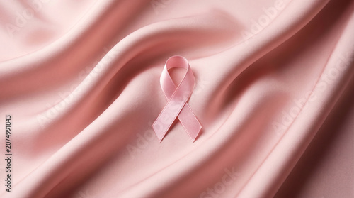 Breast cancer awareness ribbon