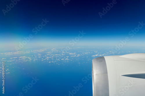 飛行機からみた外の景色