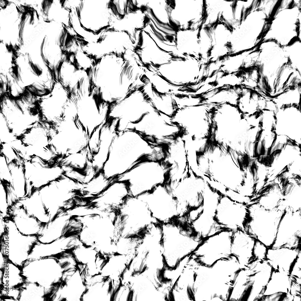 Obraz premium White Seamless Crack Pattern with Black Veins