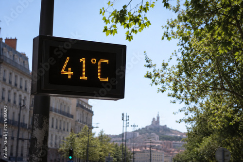 Extreme heat wave in European