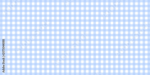 Photos Light blue gingham check pattern background, seamless picnic fabric texture with soft pastel squares, classic plaid design for textile, wallpaper, and wrapping