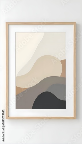 Photo frame with picture