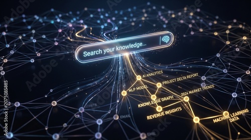 Global Information Retrieval System Represented by an Advanced Neural Network Data Connection and Artificial Intelligence Search Interface
