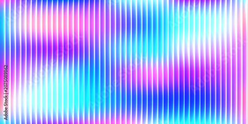 Abstract Background With Vertical Ribbed Effect, Multi color Mesh Gradient With Fractal Glass Background