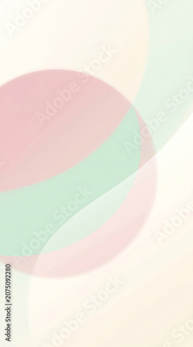 Abstract Pastel Organic Shapes