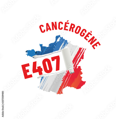 E407 - Carraghénane - Agent de texture cancérogène