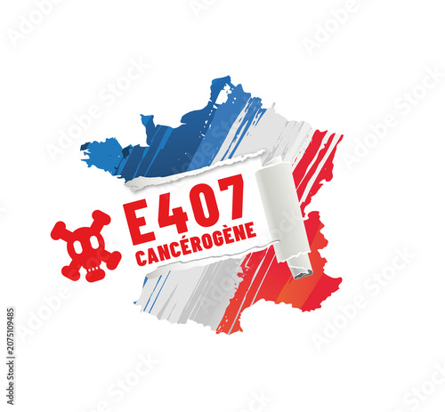 E407 - Carraghénane - Agent de texture cancérogène