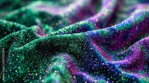 Abstract Blue and Green Water Texture Background with Colorful Liquid Waves and Macro Bubble Pattern for Nature-Inspired Wallpaper Design and Silk Fabric Illustration