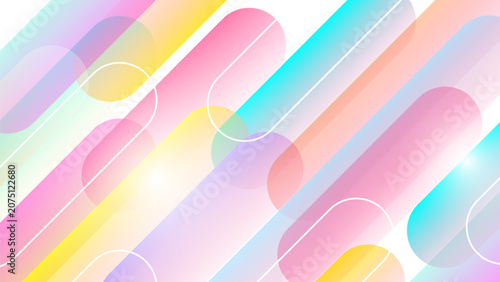 Vibrant gradient fluid dyna...
