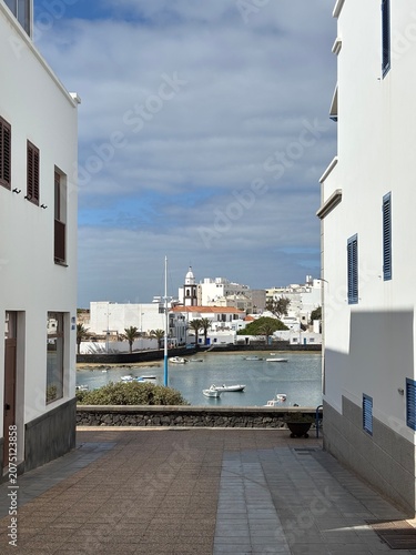 view of the old town of Arrecife, in Lanzarote
