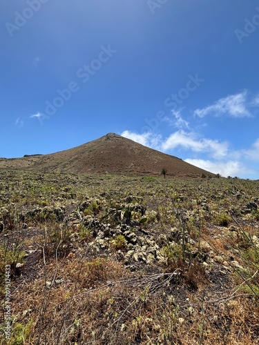 a volcano called la Corona in Lanzarote