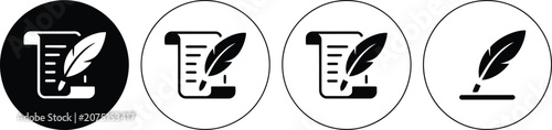 Cuadro en lienzo History Icon Vector Redo History Symbol Arrow Clock Timeline Collection