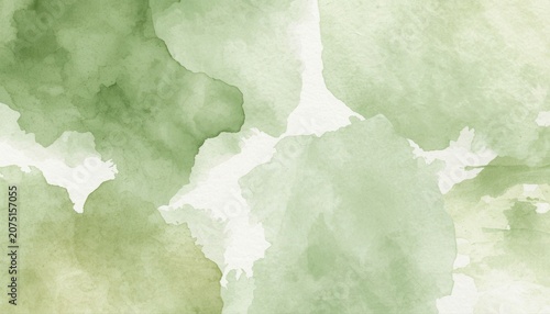 Soft watercolor wash texture in light green tones with watercolor background abstract painting creative backdrop artistic wallpaper illustration decorative creation composition aesthetic
