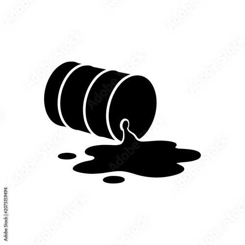 Toxic Chemical Spill Hazard Icon