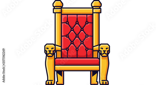 Lion Throne Chair Furniture.