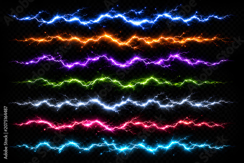 abstract background with lightning