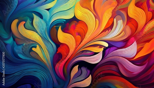 Colorful Abstract Patterns Abstract Background
