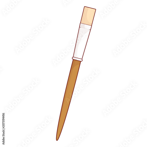 Flat Paintbrush illustration cartoon cute