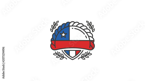Chilean Empanada Emblem Design