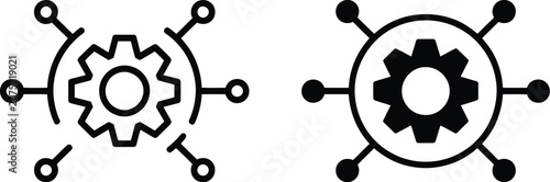 Canvastavla Useful functions icon set for graphic design projects featuring essential interface symbols in EPS10 vector format