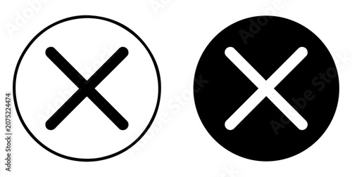 Photos cancel icon for mobile apps