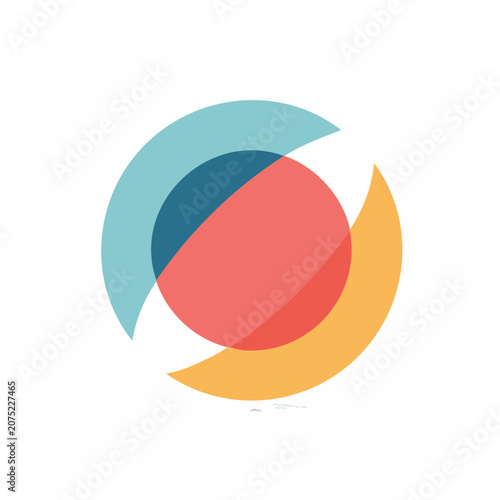 Colorful Abstract Geometric Logo Design