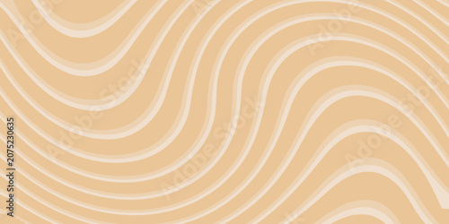 Beige marble acrylic swirl seamless pattern. Coffee latte, caramel, ice cream texture. 1970s trippy psychedelic waves print background. abstract decoration