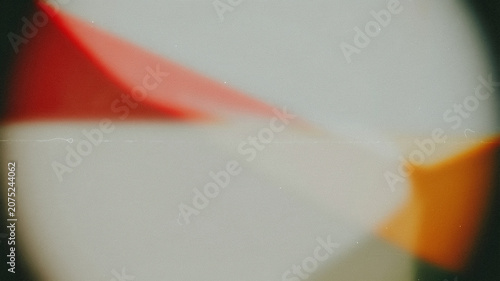 Close-up of a colorful ceramic bowl with a smooth surface and vibrant hues