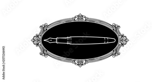 Fotografie Vintage silver bullet brooch.