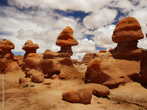 Valokuva Southwest USA Goblin Valley State Park bizarre sandstone rocks