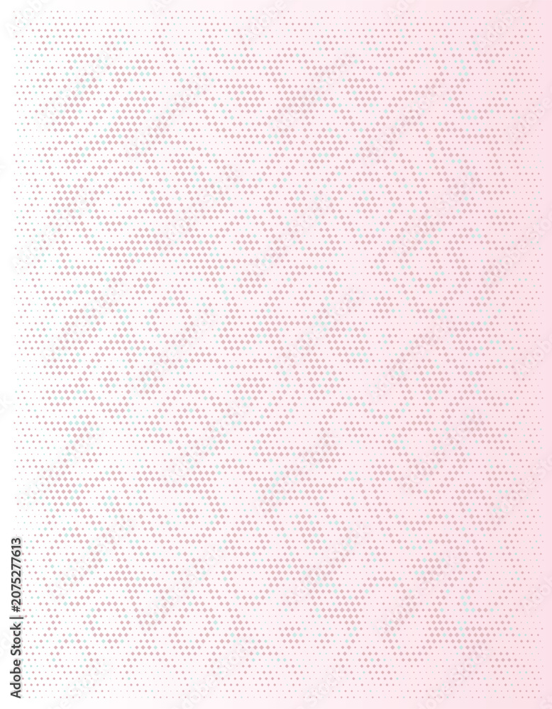 Fototapeta premium Pink halftone pattern background with gradient dot texture