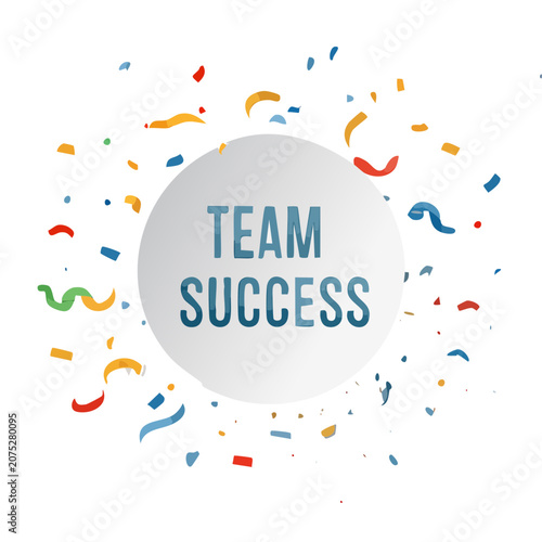 Team Success Celebration Vector Illustration