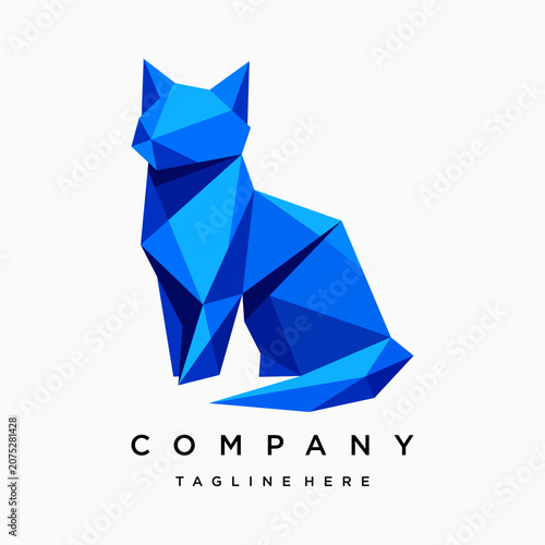 Cat logo design
